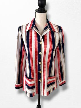 Vintage 1970s Barclay Square Americana Leisure Jacket, Size 14